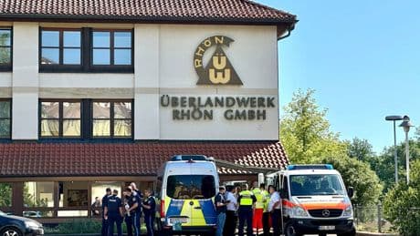 A stabbing attack at a German company kills 1 person and seriously wounds 2