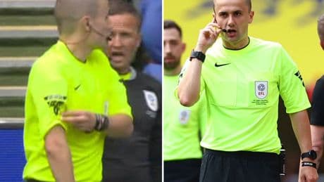 League One play-off final DELAYED with just minutes left after technical failure as players have kickabout on pitch