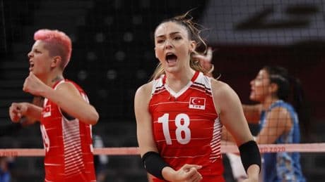 A Milli Kadın Voleybol Takımı, Hollanda'yı 3-0 yendi