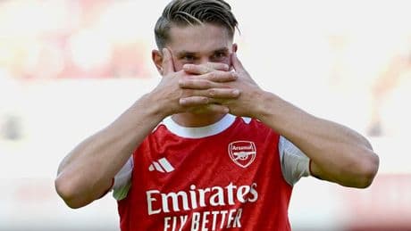 What does Viktor Gyokeres’ goal celebration mean? Story behind Arsenal star’s ‘mask’