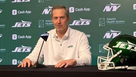 GM says Jets will pick up options on Gardner, Wilson, Johnson; declines comment on Rodgers' remarks