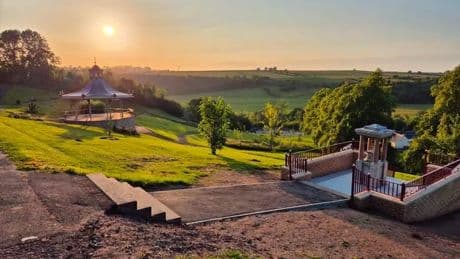 Stonehouse fountain restored for park's centenary event