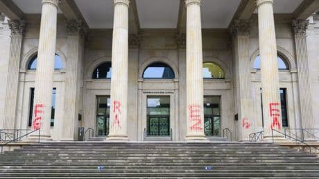 Hannover: 25-Jähriger nach „Free Gaza"-Schmiererei am Landtag vor Gericht