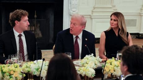 Donald Trump summoned Big Tech CEOs to a White House dinner. We decided to zoom in on the seating chart.
