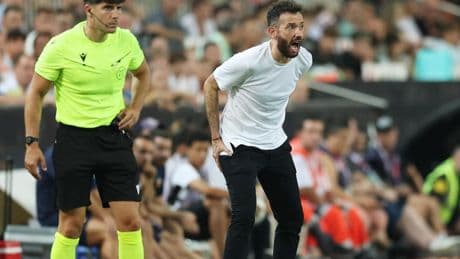Corberán: "El equipo ha acabado dolido con el empate y eso es bueno"