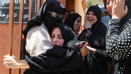 'Centres of mass death': Israeli military opens fire near Gaza aid point 'killing dozens'
