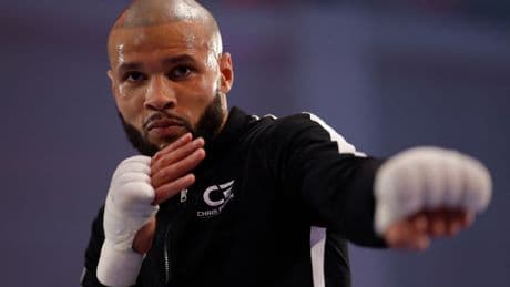 Chris Eubank Jr wearing custom jacket with former opponent’s BLOOD stitched into it ahead of Conor Benn grudge fight