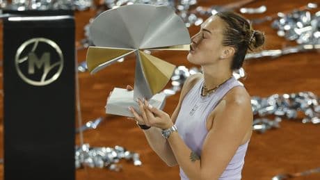 Sabalenka se cuelga la corona de tricampeona de Madrid