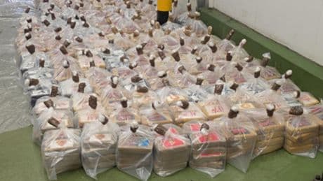 Massive cocaine haul seized in one of UK's biggest-ever drugs busts