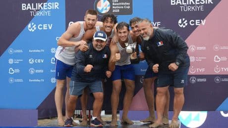 CEV Beach Volley Nations Cup 2025 ödül töreni Burhaniye’de gerçekleşti