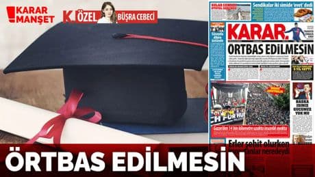 Örtbas edilmesin