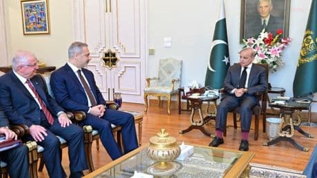 Fidan ve Güler, Pakistan’da Şerif ile görüştü