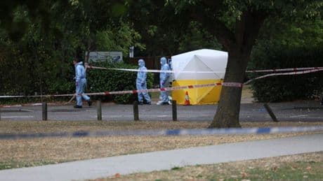 Murder manhunt after woman in 20s killed outside Romford care home