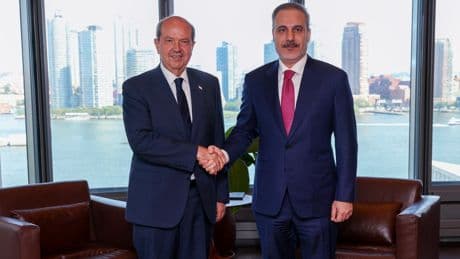 Bakan Fidan, KKTC Cumhurbaşkanı Tatar ile görüştü