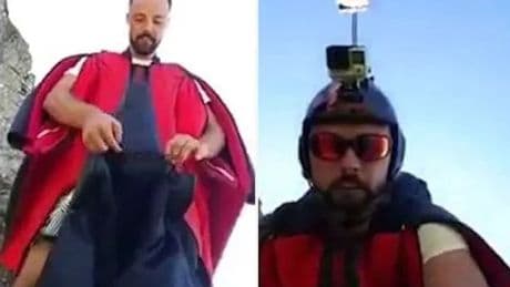 Daredevil livestreams his own death as he base jumped from top of perilous mountain