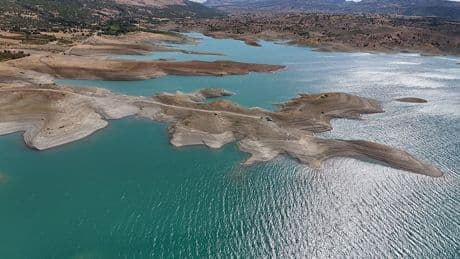 "Diyarbakır'ın Maldivleri" havadan görüntülendi
