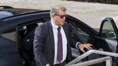 Laporta, presente en la jornada frenética en la Ciutat Esportiva