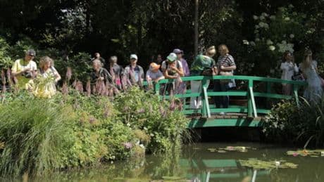 Monet’nin Bahçesi ziyaretçi akınına uğruyor