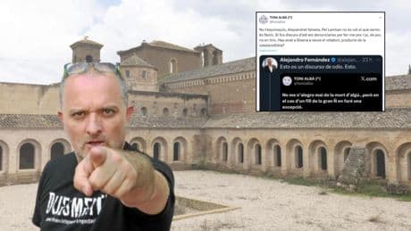El actor Toni Albà dice que siente "asco" por Lambán y culpa del "robo" de Sijena a la "catalanofobia"