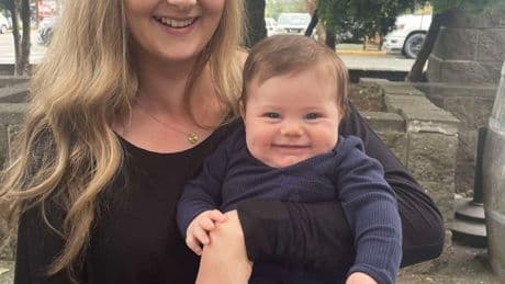 ‘My heart feels like a hollow shell’: B.C. man honours wife, baby killed by fallen tree