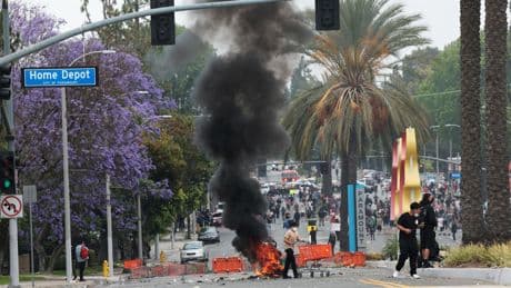 Trump administration defends immigration raids despite fiery LA County protests