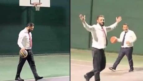 Suriye'de dikkat çeken görüntü: Şara hünerlerini sergiledi