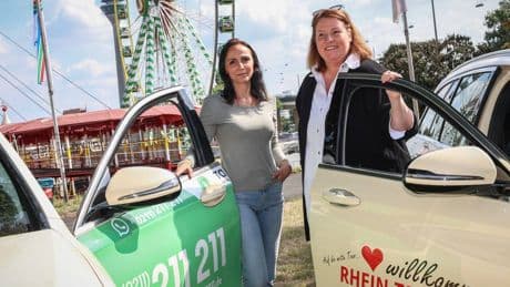 Volksfest in Düsseldorf: Taxi-Zoff um Halteplatz auf der Rheinkirmes – „Das ist eine riesige Sauerei“