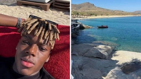 Las vacaciones exprés de Nico en una isla paradisíaca antes de acudir con la selección