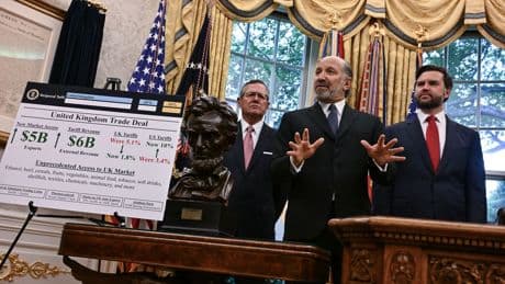 Lutnick says 10% tariffs here to stay, but insists consumers won't pay for it