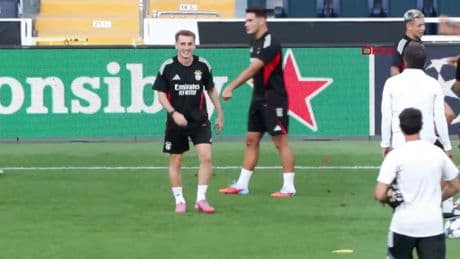 Fenerbahçe'nin transferi için uğraş verdiği Kerem Aktürkoğlu Benfica ile Kadıköy'de