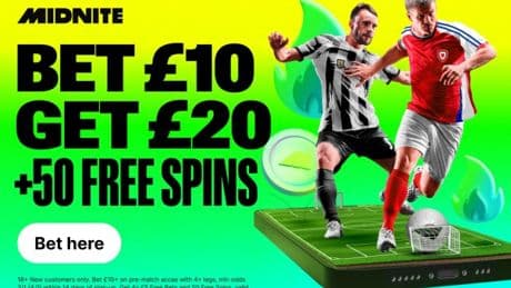 Germany vs France betting offer: Get £20 free bets and 50 free spins when you join Midnite
