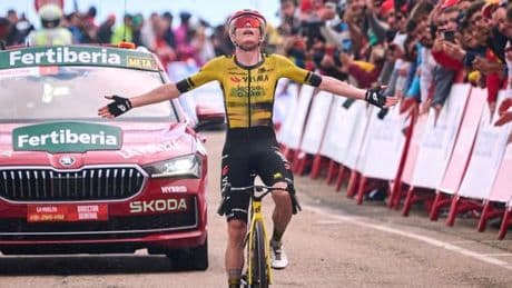 Jonas Vingegaard remporte la neuvième étape de la Vuelta en solitaire