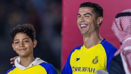 El mensaje de Cristiano Ronaldo a su hijo tras su debut con la selección