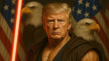 KI-Foto zum Star-Wars-Tag - Weißes Haus postet Trump als Jedi-Ritter