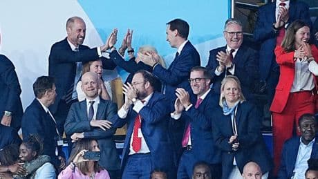 Jubilant Princess Charlotte celebrates Lionesses Euro 2025 win with her father Prince William