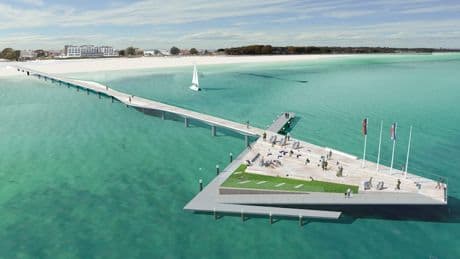 19-Millionen-Attraktion in Scharbeutz - Neue Pfeil-Seebrücke sticht jetzt in die Ostsee