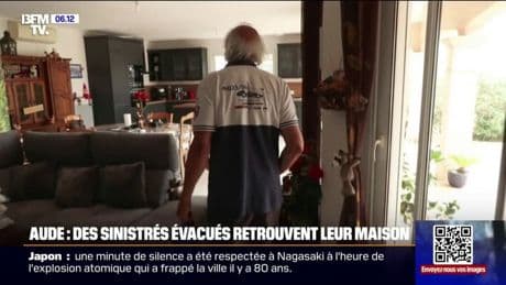Aude: des sinistrés évacués à cause du feu retrouvent leur maison et constatent les dégâts