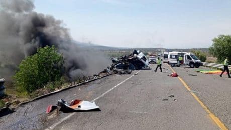 Al menos 21 muertos en un accidente de tráfico en el estado mexicano de Puebla