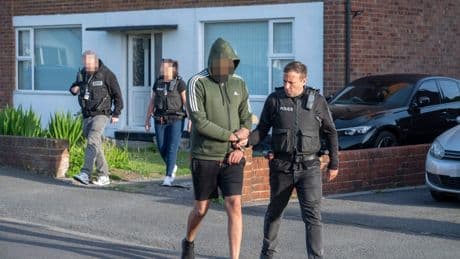 Dramatic moment cops smash ‘ruthless county lines gang forcing kids to smuggle fatal amounts of drugs in their bodies’
