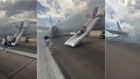 Aereo American Airlines a Denver evacuato, i passeggeri scappano dagli scivoli. La compagnia: guasto meccanico