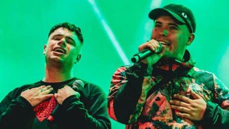 Glastonbury stage shut down ahead of Kneecap's controversial performance to packed crowd