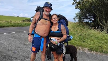 Couple's charity challenge takes them to Dumfries and Galloway coastline