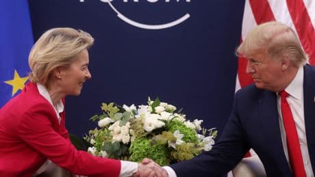Guerre commerciale : Trump espère rencontrer la «fantastique» Ursula von der Leyen, qui lui répond «j’aime les compliments»