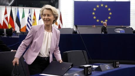 Gaza irrumpe en el gran examen de Von der Leyen ante el Parlamento Europeo