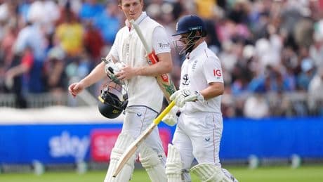 Zak Crawley and Ben Duckett put England in charge after Ben Stokes’ five-for