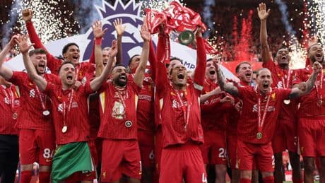 Liverpool 1-1 Crystal Palace: Reds lift Premier League trophy after Mohamed Salah strikes late to rescue point