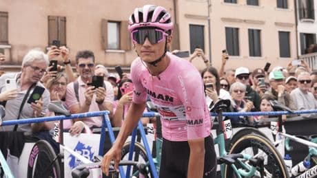 Mexican rider Del Toro stretches Giro lead beyond a minute with rivals slowed by crash in 14th stage