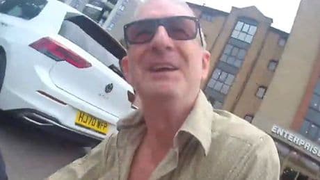 Shocking moment The Bill legend Reg Hollis tackles shoplifter in real-life arrest