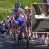 Opvallend beeld: waarom droeg Primoz Roglic korte sokken in de Tour?