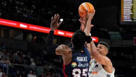 Tavares lidera la victoria del Real Madrid ante el Baskonia